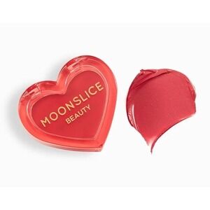 NIB MOONSLICE Blush Cream 0.1 oz/2.7g Heart Container SHADE: Kiss Me